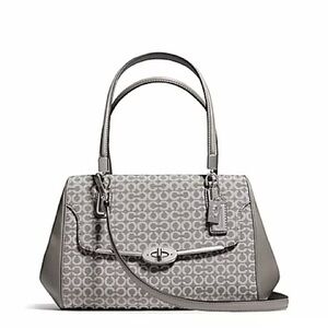 Coach Madison Madeline Satchel in grey